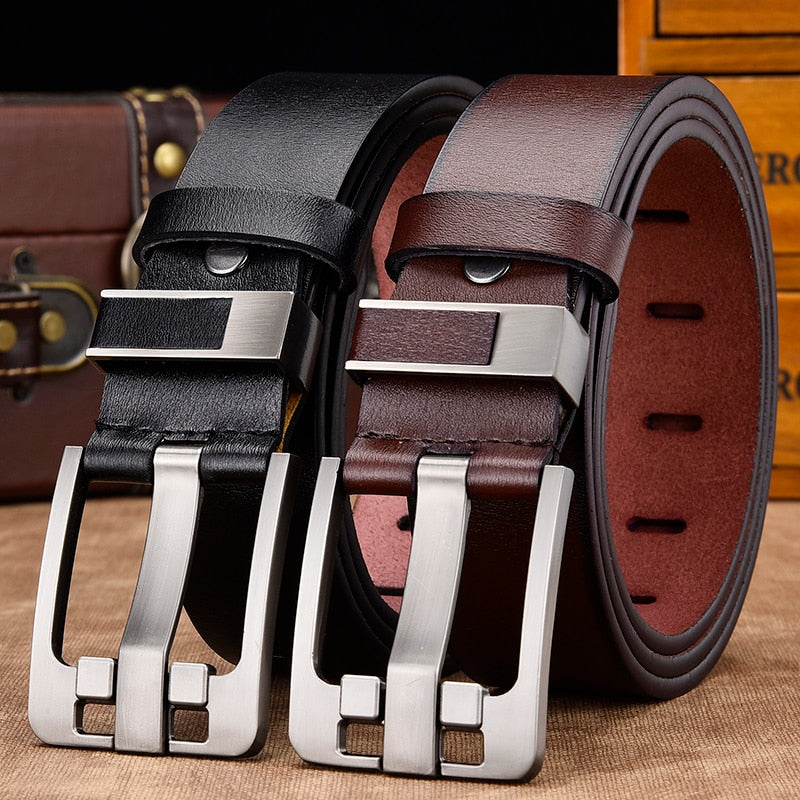 Cintura in Pelle Vintage da Uomo