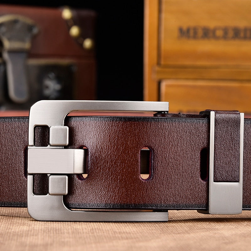 Cintura in Pelle Vintage da Uomo