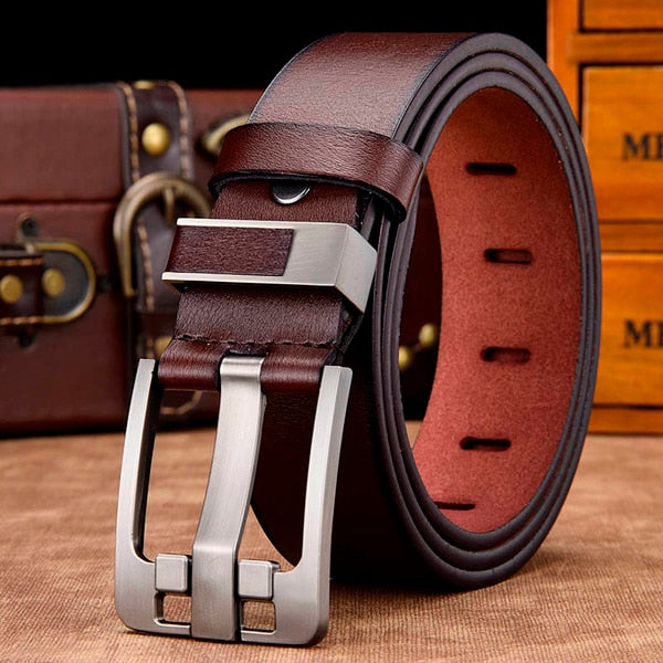 Cintura in Pelle Vintage da Uomo