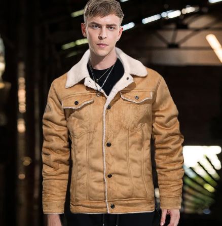 Giacca in Suede da Uomo Tempesta