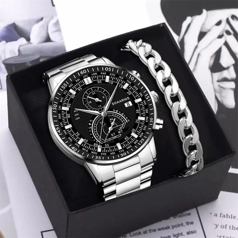Orologi di Lusso da Uomo San Diego + Regalo Catena Placcata Oro