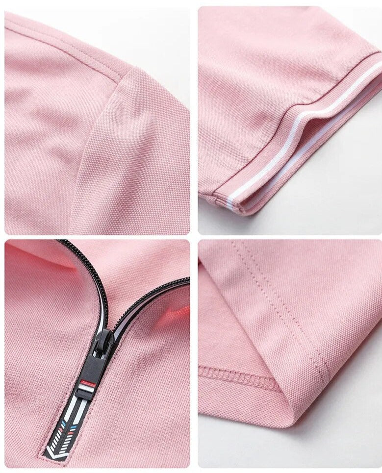 Polo da Uomo con Zip