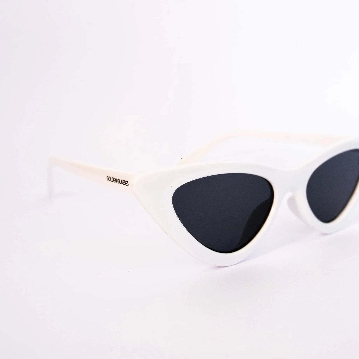 Occhiali da Sole Femminili Cat Eye Bianchi