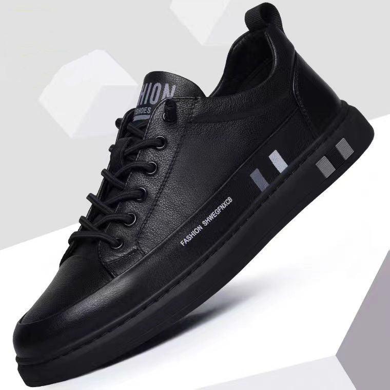 Sneakers in Pelle da Uomo Piatte