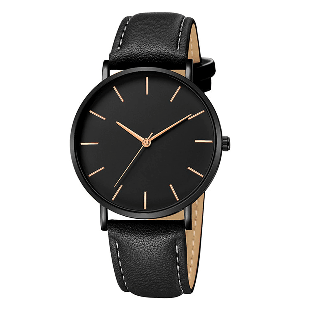 Orologio Minimalista da Uomo in Pelle