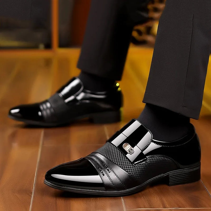 Scarpe in Pelle Vintage per Occasioni Informali