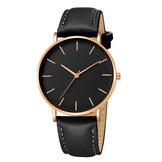 Orologio Minimalista da Uomo in Pelle