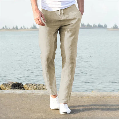 Poli - Pantaloni in Lino Leggeri per Uomini per l'Estate