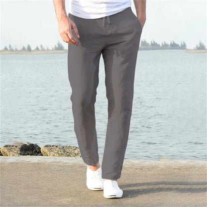 Poli - Pantaloni in Lino Leggeri per Uomini per l'Estate