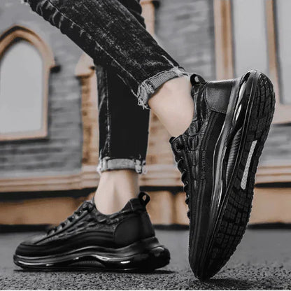 Sneakers da Uomo in Stile Pelle di Coccodrillo