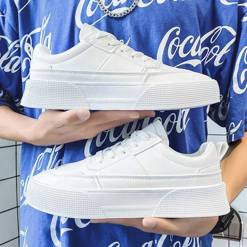 Sneaker Classica Bianca in Pelle