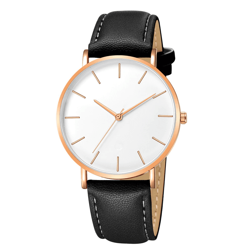 Orologio Minimalista da Uomo in Pelle