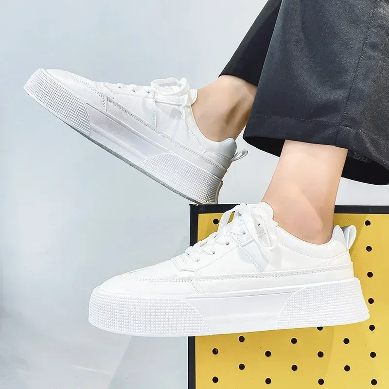 Sneaker Classica Bianca in Pelle