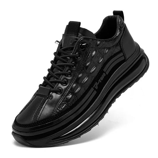 Sneakers da Uomo in Stile Pelle di Coccodrillo