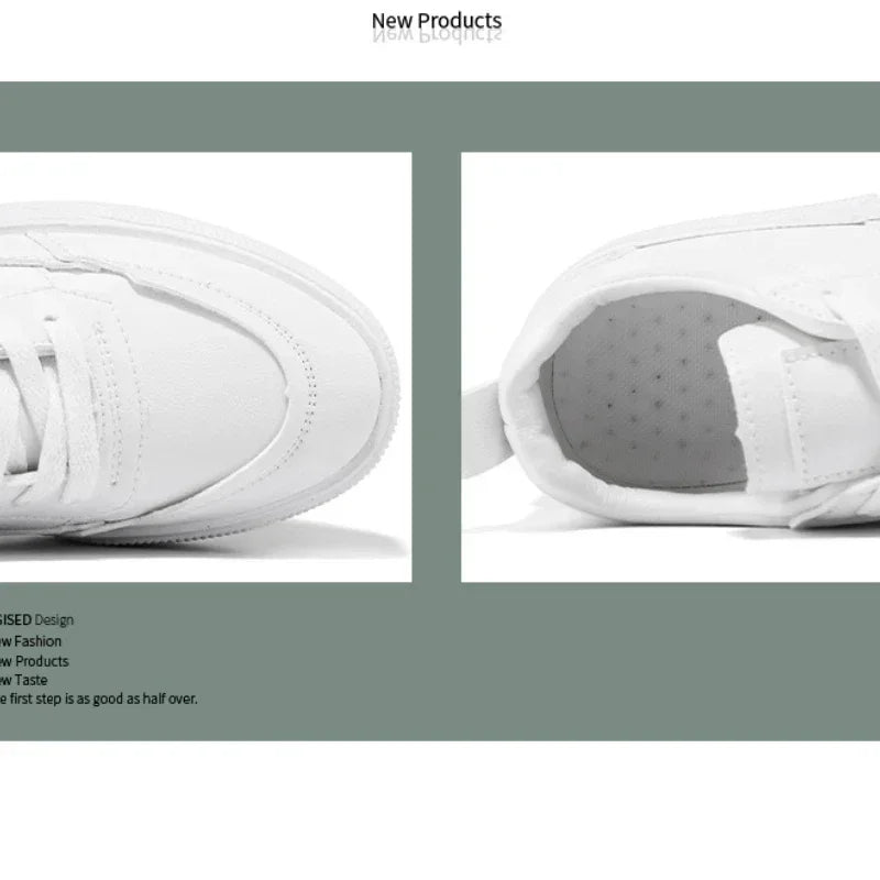 Sneaker Classica Bianca in Pelle