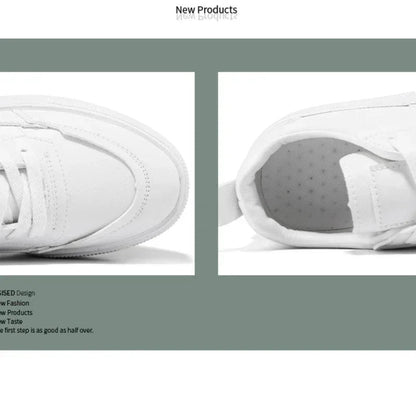 Sneaker Classica Bianca in Pelle