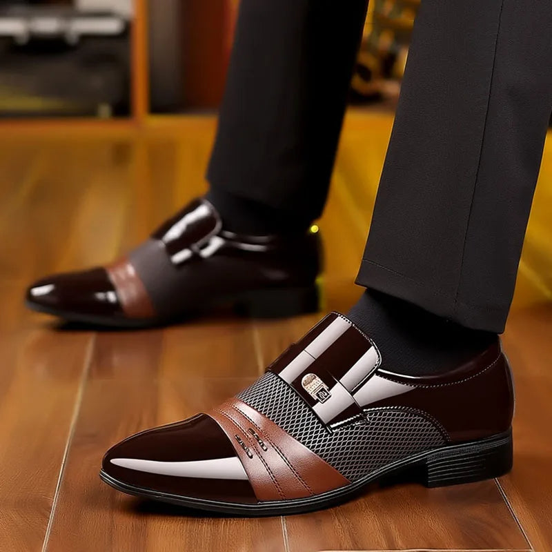 Scarpe in Pelle Vintage per Occasioni Informali