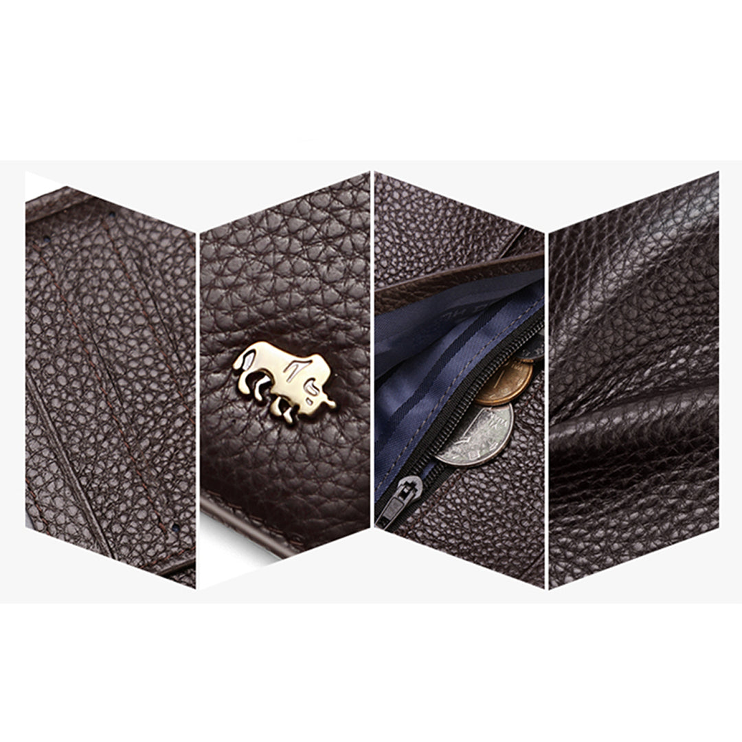 Portafoglio da Uomo in Vera Pelle – Versione Lunga Premium