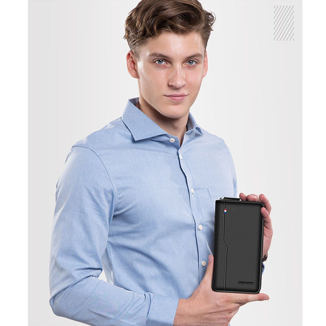 Portafoglio da Uomo in Vera Pelle – Stile Minimalista