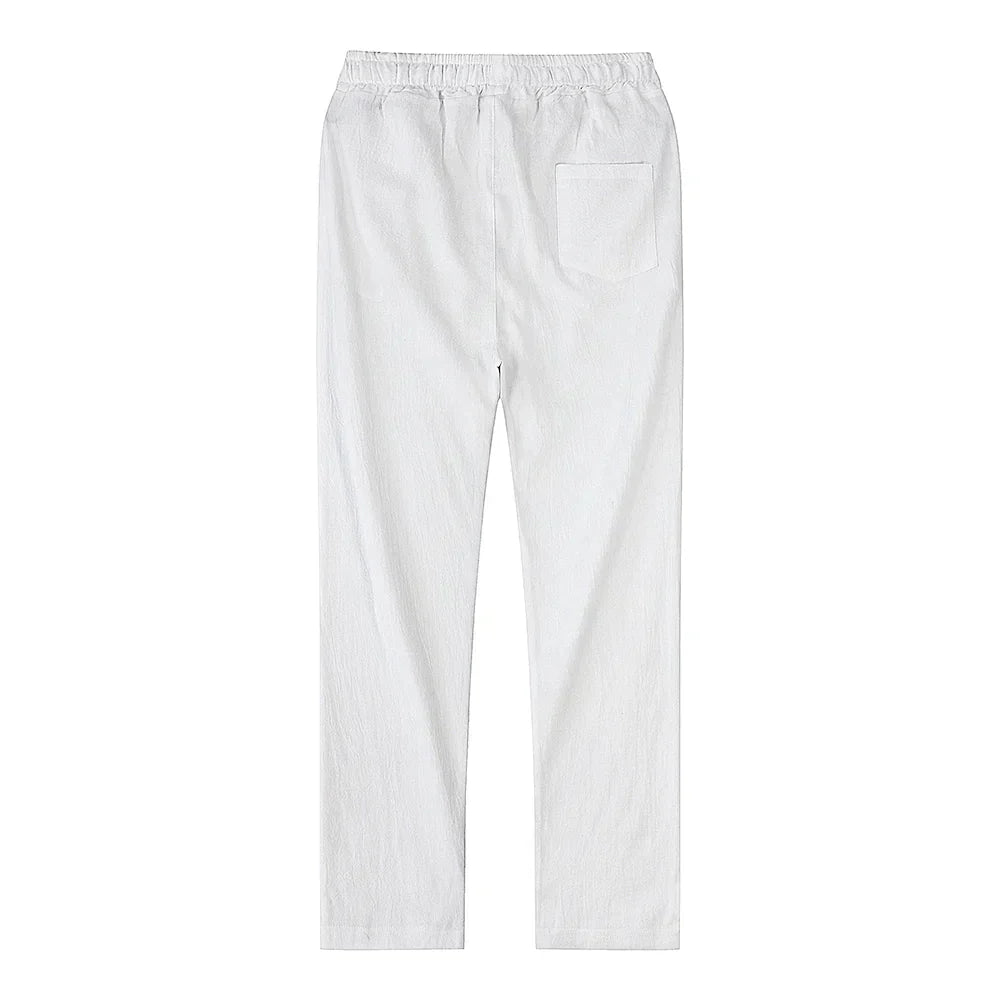 Poli - Pantaloni in Lino Leggeri per Uomini per l'Estate