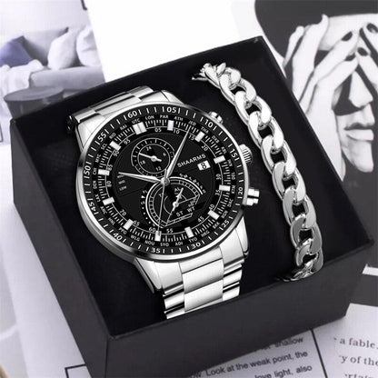 Orologi di Lusso da Uomo San Diego + Regalo Catena Placcata Oro