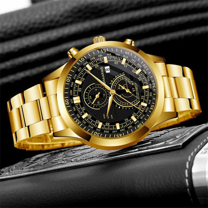 Orologi di Lusso da Uomo San Diego + Regalo Catena Placcata Oro