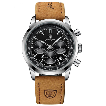 Orologio Casual in Pelle da Uomo Homeni