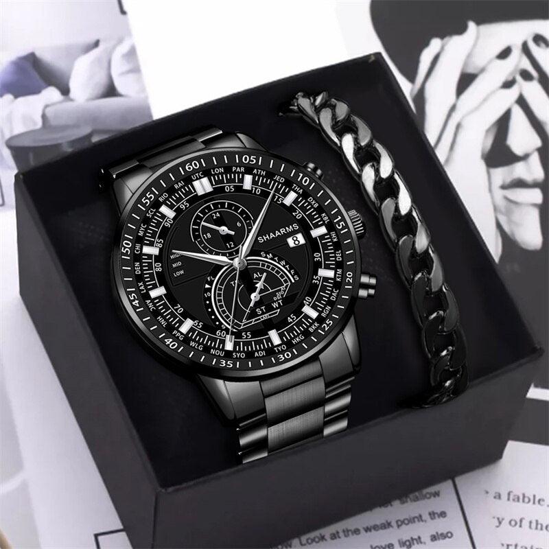 Orologi di Lusso da Uomo San Diego + Regalo Catena Placcata Oro