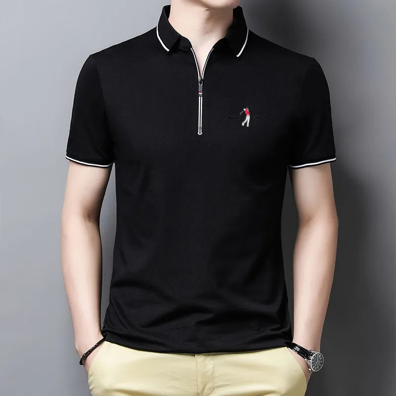 Polo da Uomo con Zip