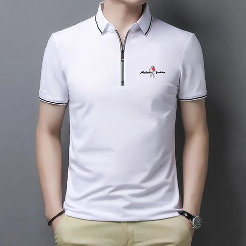 Polo da Uomo con Zip