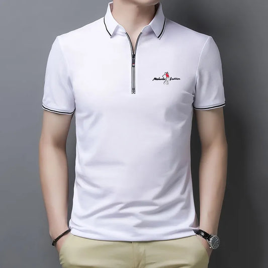 Polo da Uomo con Zip