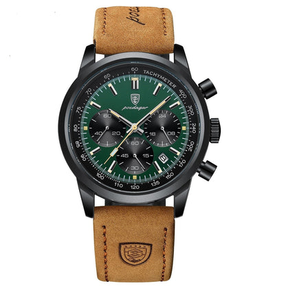 Orologio Casual in Pelle da Uomo Homeni