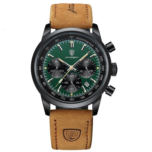 Orologio Casual in Pelle da Uomo Homeni