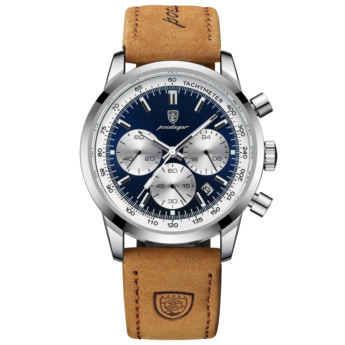 Orologio Casual in Pelle da Uomo Homeni