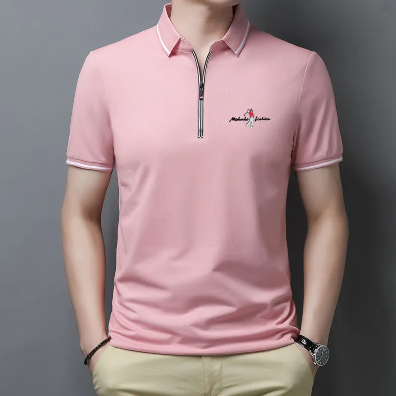 Polo da Uomo con Zip