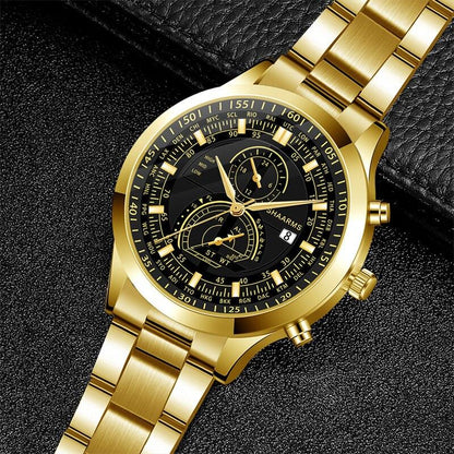 Orologi di Lusso da Uomo San Diego + Regalo Catena Placcata Oro