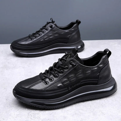 Sneakers da Uomo in Stile Pelle di Coccodrillo