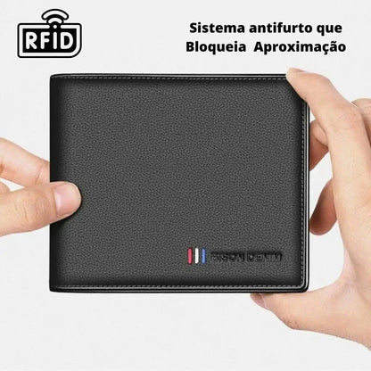 Portafoglio Slim in Pelle da Uomo