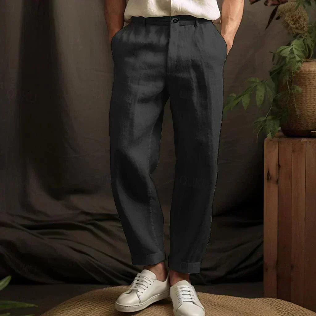 Remy - Pantaloni in Lino per Uomini per Look Eleganti