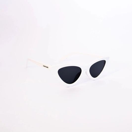Occhiali da Sole Femminili Cat Eye Bianchi