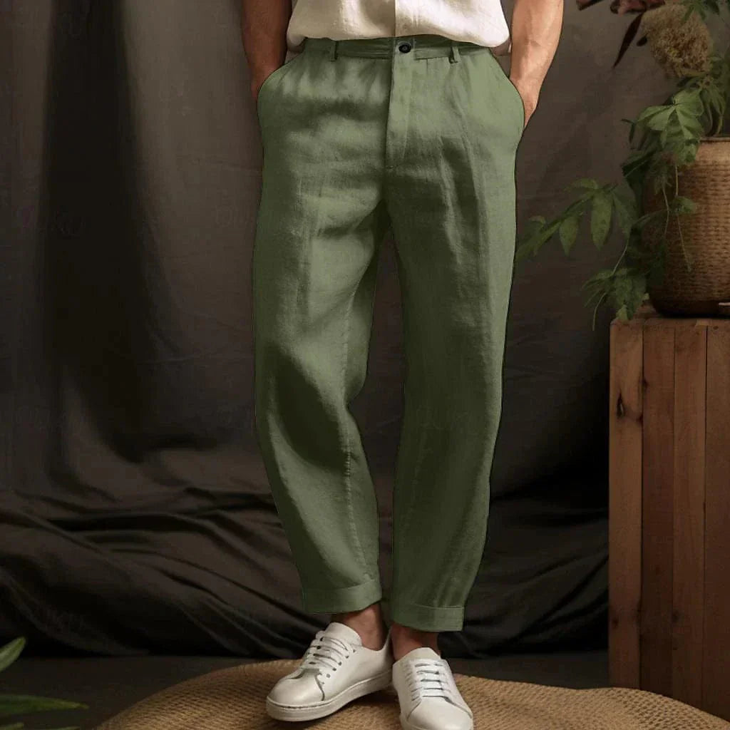 Remy - Pantaloni in Lino per Uomini per Look Eleganti