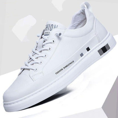 Sneakers in Pelle da Uomo Piatte