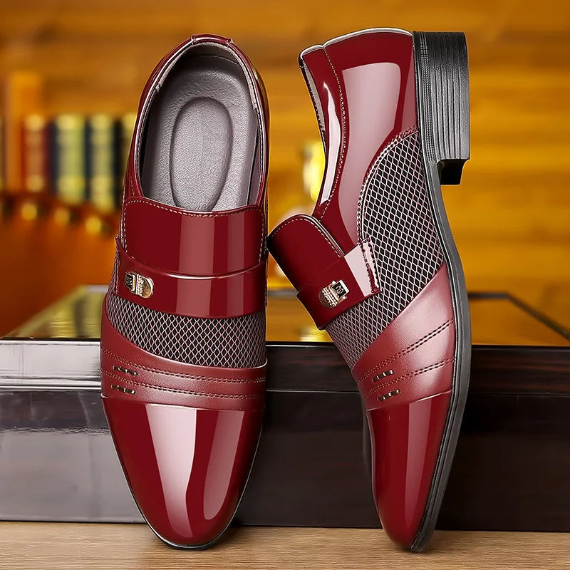 Scarpe in Pelle Vintage per Occasioni Informali